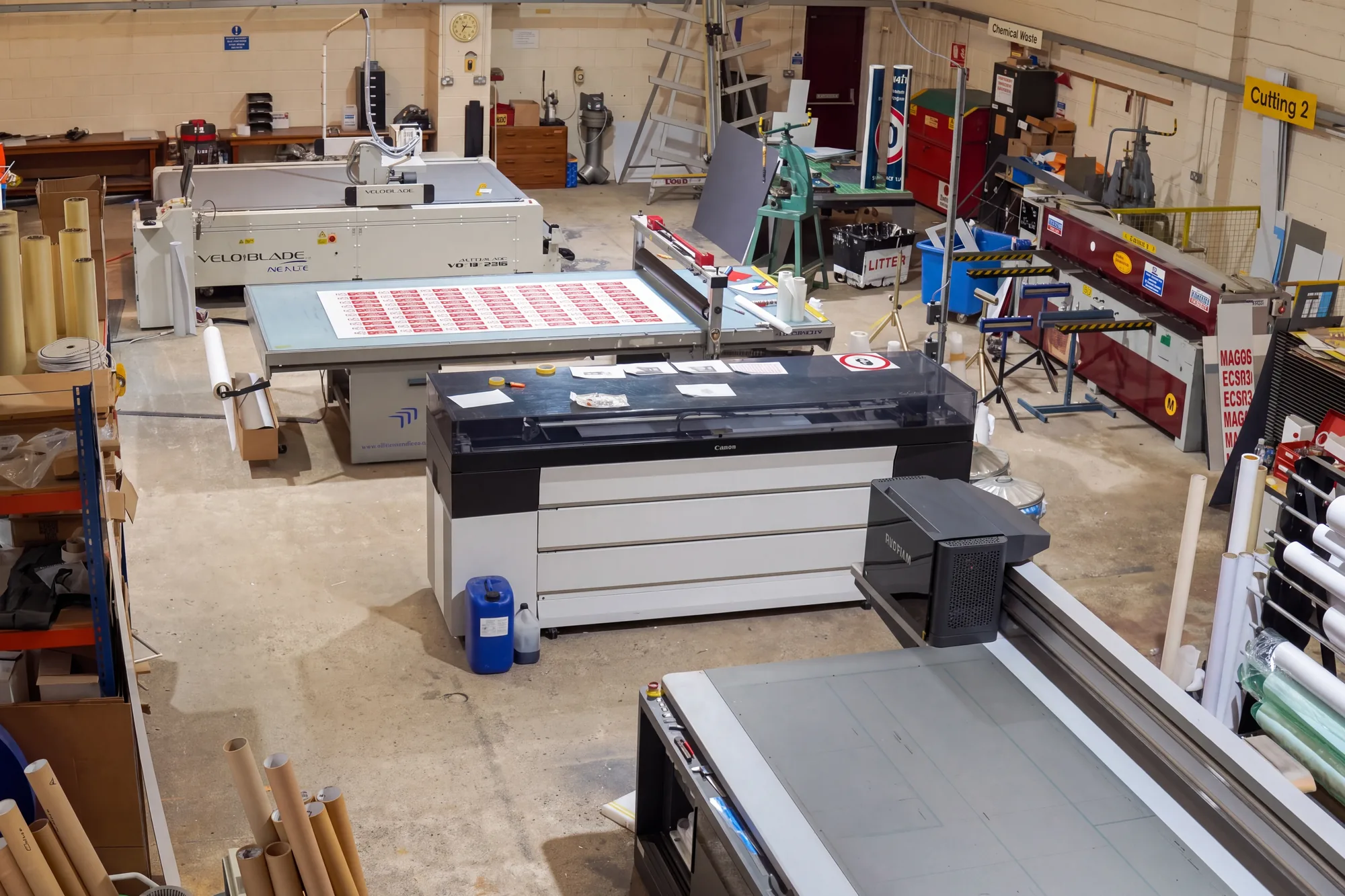 Inside the Direct Signs UK factory