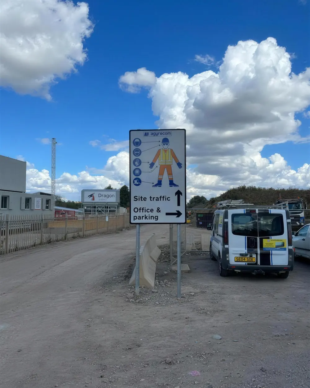 Construction signage