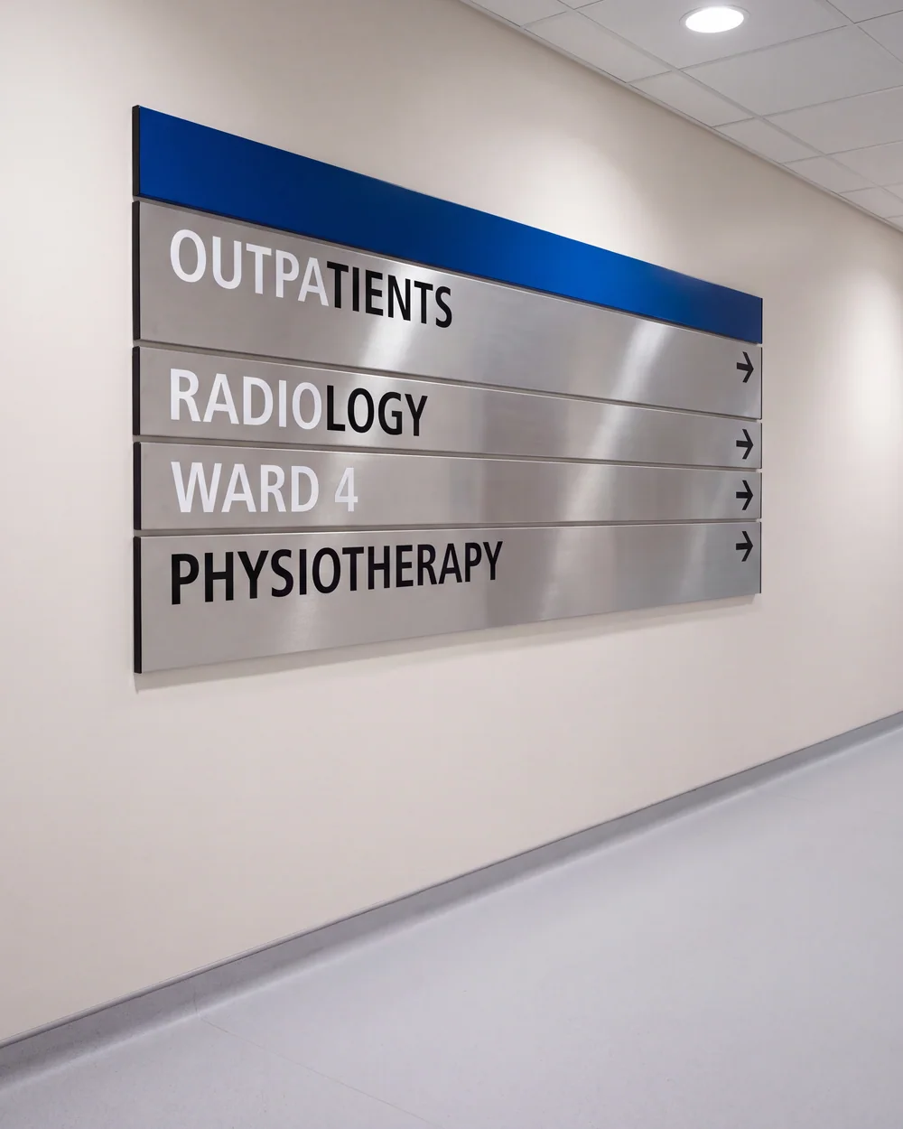 Healthcare signage