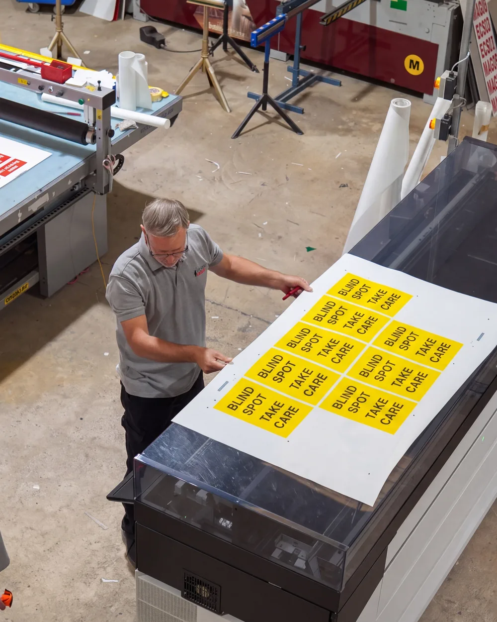 Logistics signage